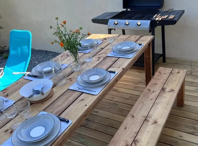 펜션 Charmante Maison Climatisee Avec Piscine Au Calme A